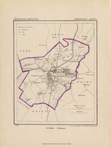Historische kaart, plattegrond van gemeente Groote Lindt in Zuid Holland uit 1867 door Kuyper van Kaartcadeau.com