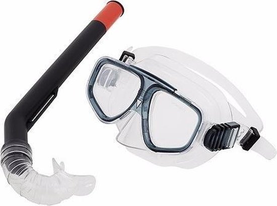 Snorkelset grijs voor juniors