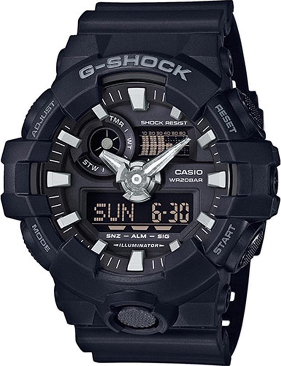 Casio G-Shock Classic GA-700-1BER Herenhorloge 53 mm - Zwart