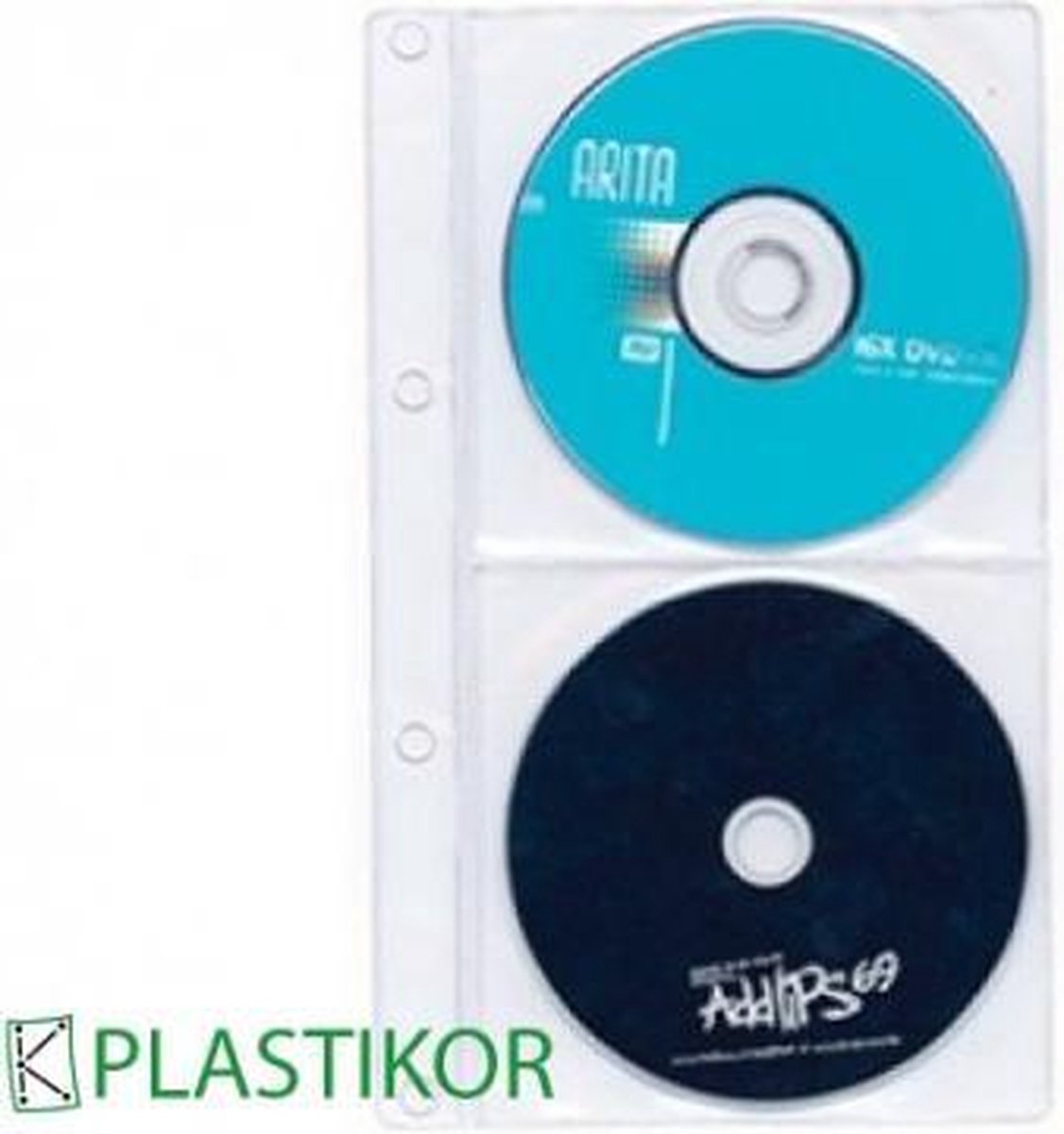 Plastikor CD etuis A4, 4 gaats voor 4 CD's - 25 Stuks