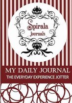 My Daily Journal (Maroon & White Design)
