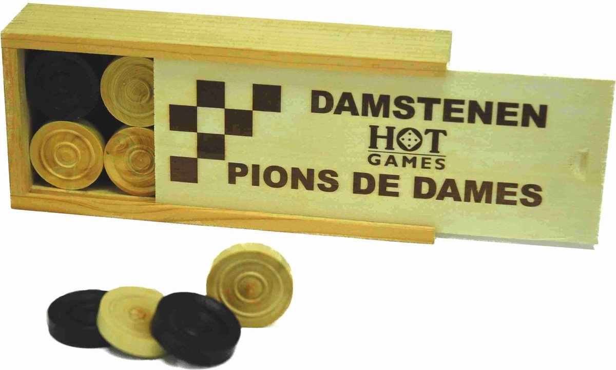 Damschijven palmhout 32 mm