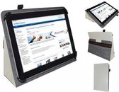 Fold Up Hoes voor Archos Elements 101 Xenon, Trendy Case, Wit, merk i12Cover