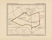 Historische kaart, plattegrond van gemeente Sijbekarspel in Noord Holland uit 1867 door Kuyper van Kaartcadeau.com