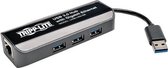 Tripp-Lite U336-U03-GB USB 3.0 SuperSpeed to Gigabit Ethernet NIC Network Adapter with 3 Port USB 3.0 Hub TrippLite