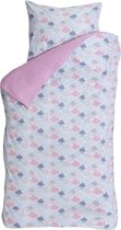 Bink Bedding Cloudy Roze - 1 Persoons