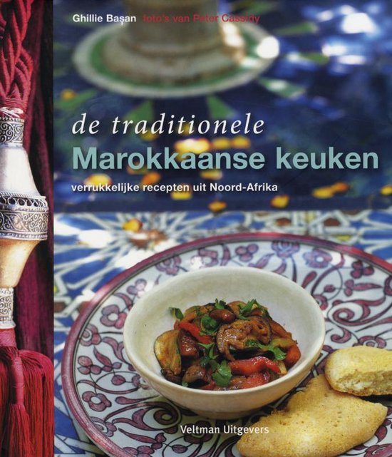 Cover van het boek 'De traditionele Marokkaanse keuken' van Ghillie Basan en Ghillie Basan