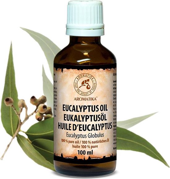 Vulkaan stad Richtlijnen Eucalyptus olie - etherische olie 100ml, 100% zuiver en natuurlijk, voor  massage / spa... | bol.com
