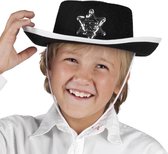 24 stuks: Kinderhoed vilt Sheriff kid