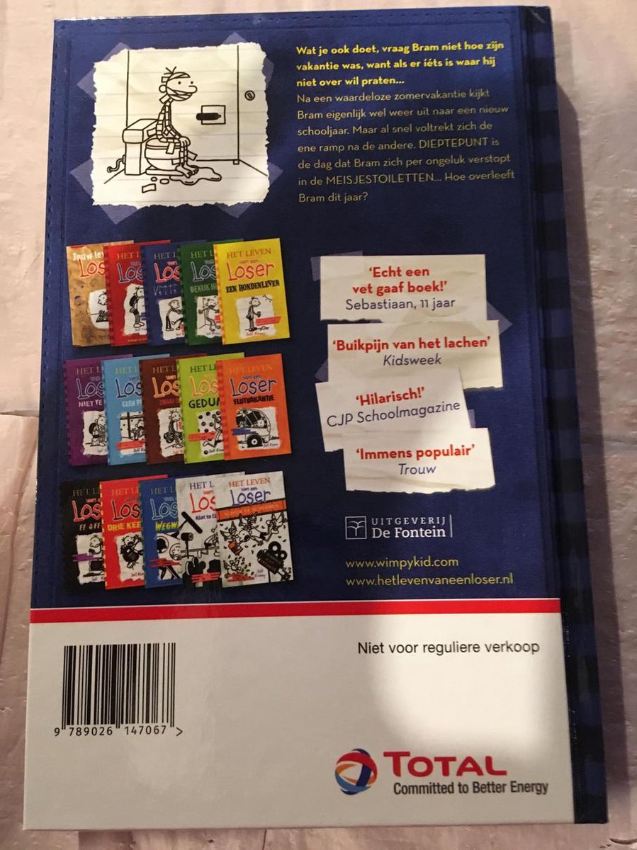 Het leven van een Loser. Vette pech !, Jeff Kinney 9789026147067 Boeken