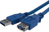 StarTech 1m SuperSpeed USB 3.0 Verlengkabel A naar A - Blauw M/F