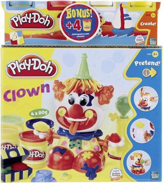 Play-Doh Clown Actie Pack - Speelklei | bol