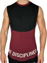 Be Disciplined Cut Off Shirt | Bordeaux (L) - Disciplined Sports