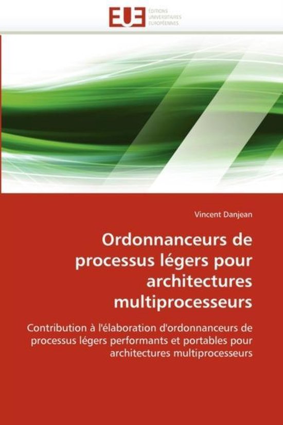 Ordonnanceurs de processus légers pour architectures multip ... - cover