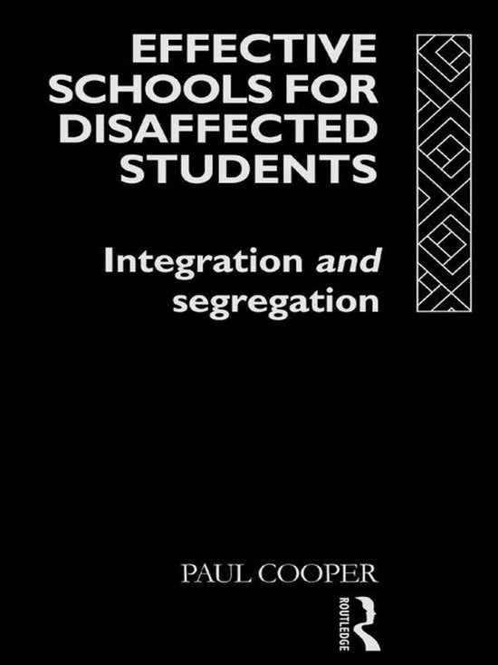 Effective Schools for Disaffected Students - cover
