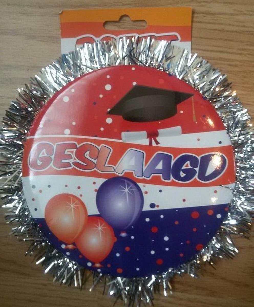 Super button Geslaagd 15cm