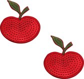 Pinch - Nipple Sticker Shining Apple - Tepel Plakker - Appel Rood - Tepelsticker