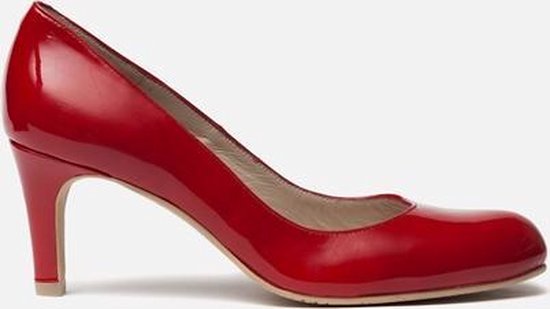 Stijlvolle Linea Zeta pump in lak met ronde neus bol