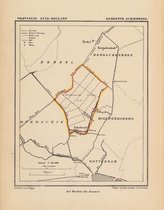 Historische kaart, plattegrond van gemeente Schiebroek in Zuid Holland uit 1867 door Kuyper van Kaartcadeau.com