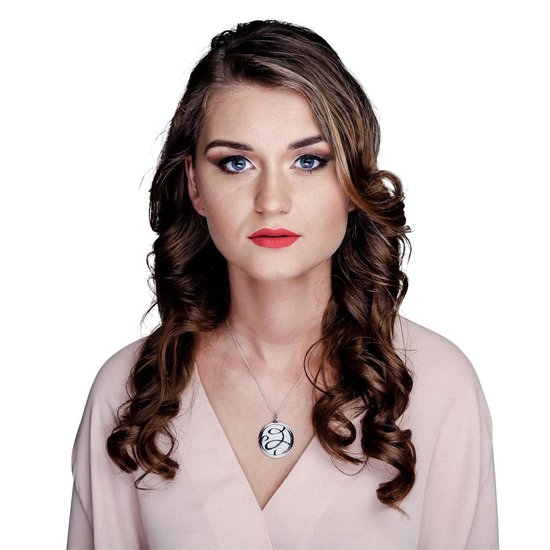 Orphelia Silver 925 ZH-7096 Pendentif à deux couches de paillettes