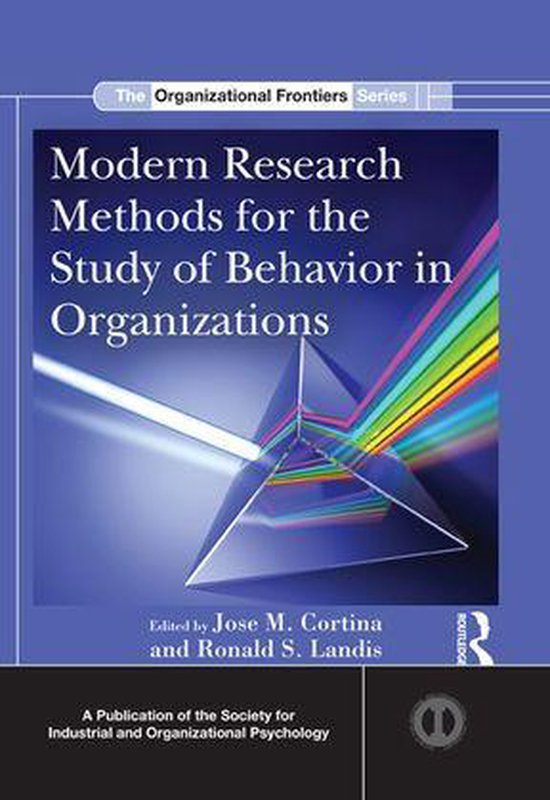 Modern Research Methods for the Study of Behavior in Organiz ... - cover