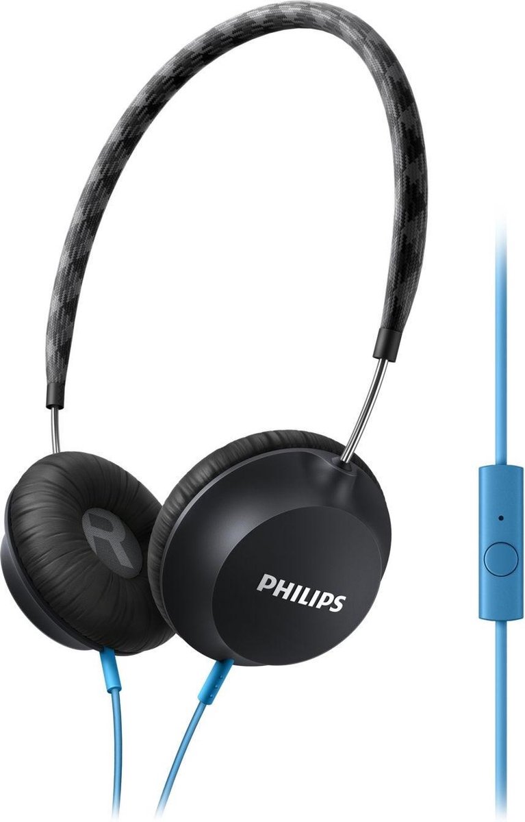 Philips Strada SHL5105BK/00 - Draadloze Koptelefoon - Zwart / Blauw