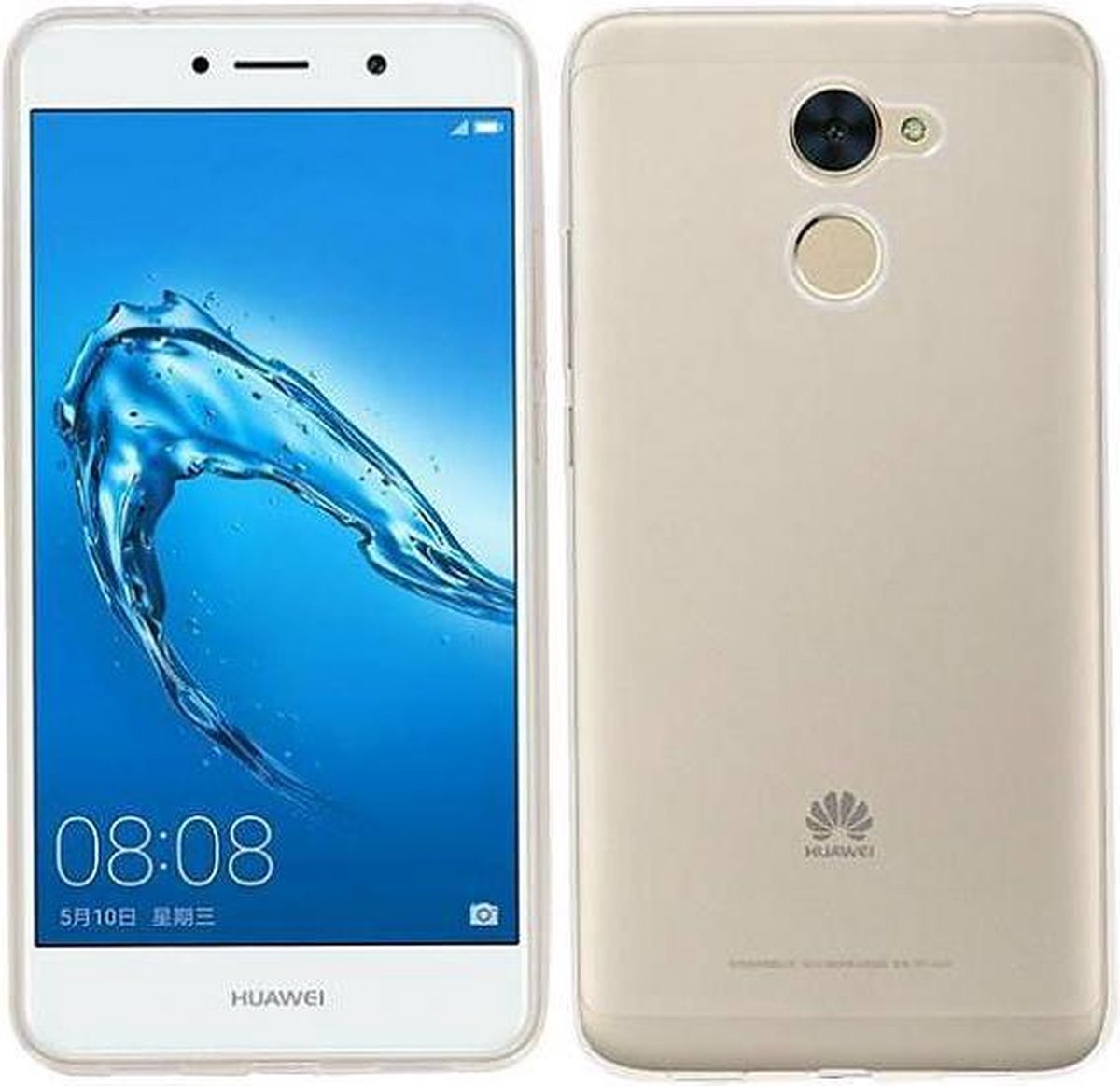 BestCases.nl Huawei Y7 Smartphone Cover Hoesje Transparant
