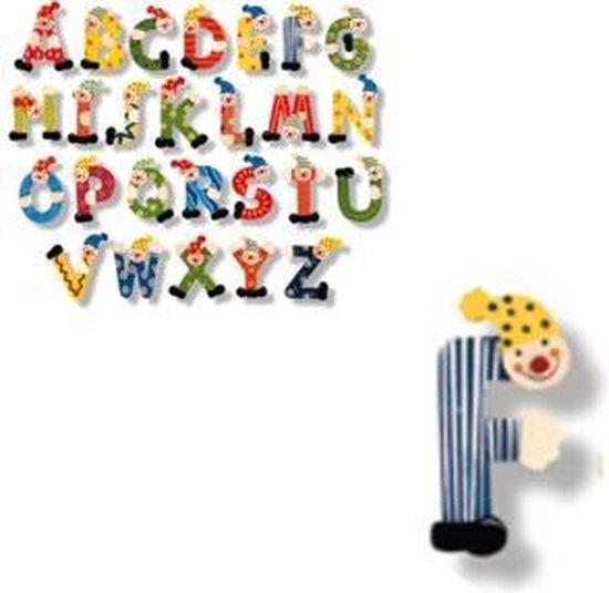 Houten naam letter F