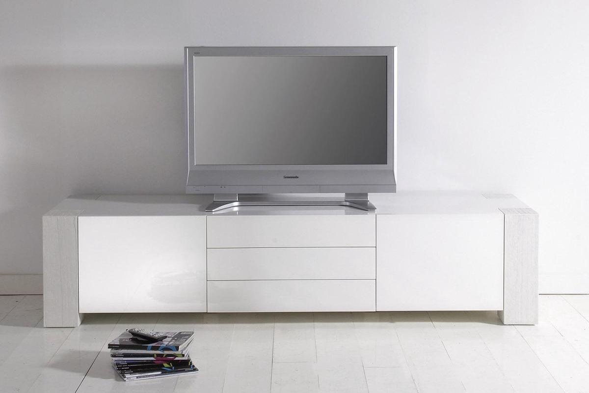 Goossens Tv meubel Gloss, tv dressoir 2 deuren 3 laden 58 cm diep 160 cm  breed | bol.com