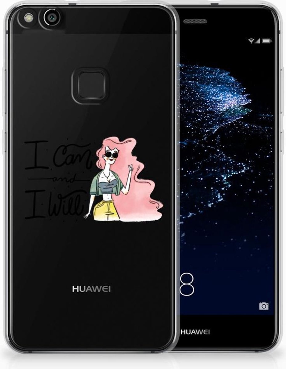 Huawei P10 Lite Telefoonhoesje met Naam i Can