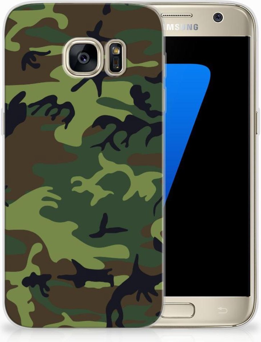 Samsung Galaxy S7 TPU bumper Army Dark