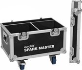 ROADINGER Flightcase 2x Spark Master with wheels