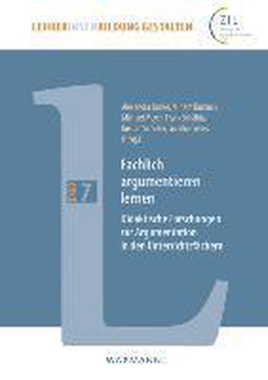 Fachlich argumentieren lernen - cover