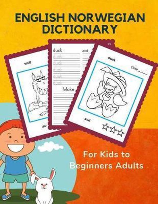 Engelsk Norsk English Norwegian Dictionary for Kids to Beginners