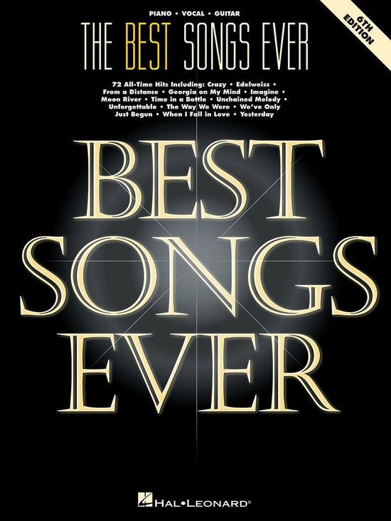 The Best Songs Ever (Songbook) - cover