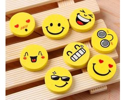 4 stuks Emoji gummen