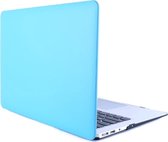 Bestelhoesje MacBook Air 13.3 inch - Laptoptas - PU Hard Cover - Licht Blauw