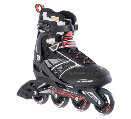 Rollerblade Inlineskates Maat 43 Mannen zwart/zilver/rood