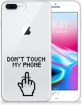 Geschikt voor iPhone 7 Plus | 8 Plus TPU Hoesje Finger DTMP