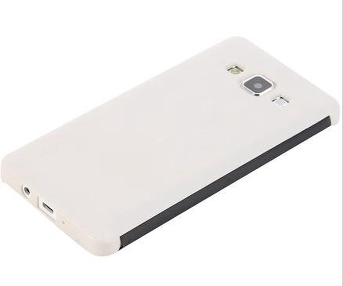 Rock (Dr.v serie) book case hoesje - Wit kunststof - voor Samsung Galaxy A7 (A7-87556)