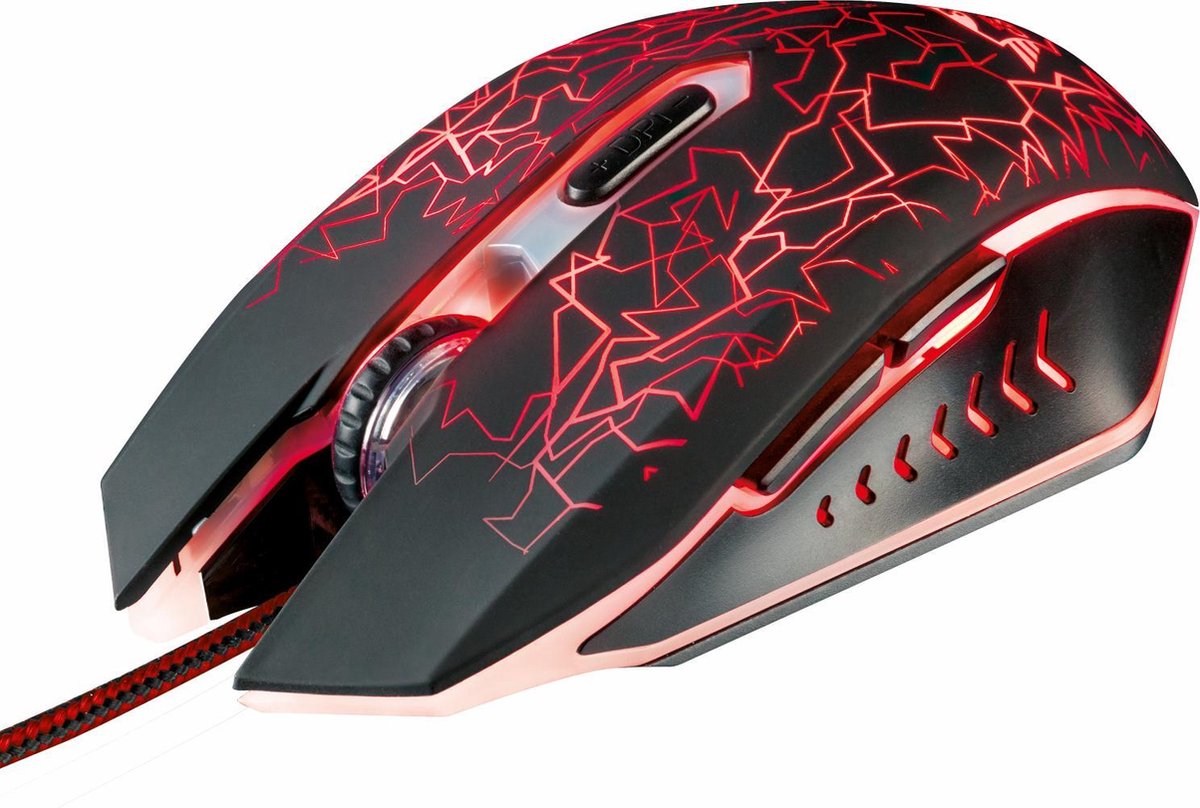 Trust GXT 105 Izza - Gaming Muis / Zwart