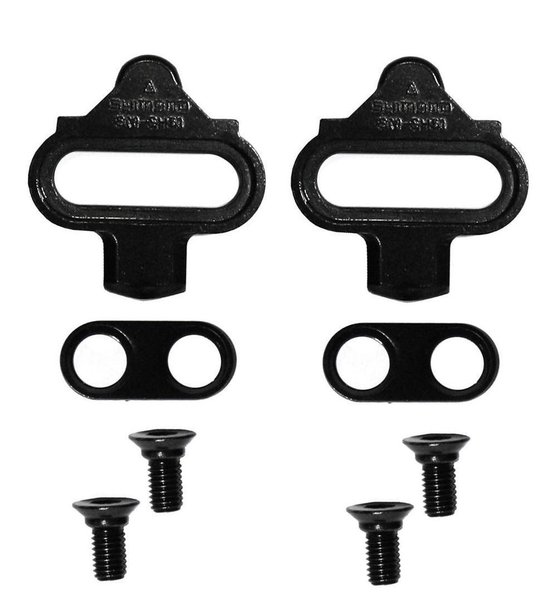 Pedaalset Shimano SPD M520 met plaatjes SM-SH51 - zilver — afbeelding 4