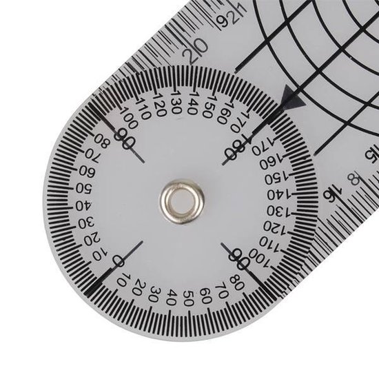 NEDO GRADENMETER WINKELFIX 450MM TBV HOEKEN VAN 0-180º | Wijngo Holland