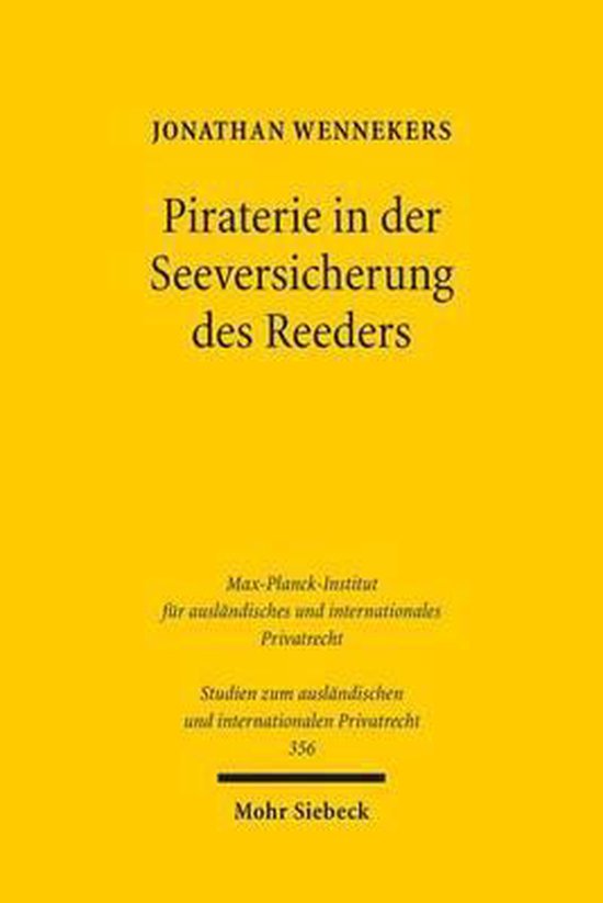 Piraterie in der Seeversicherung des Reeders - cover