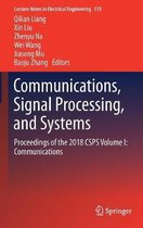 Communications, Signal Processing, and Systems: Proceedings of the 2018 CSPS Volume I