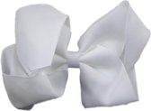 Jessidress Meisjes Haar Clips met Haar Strikje van 13 cm - Wit