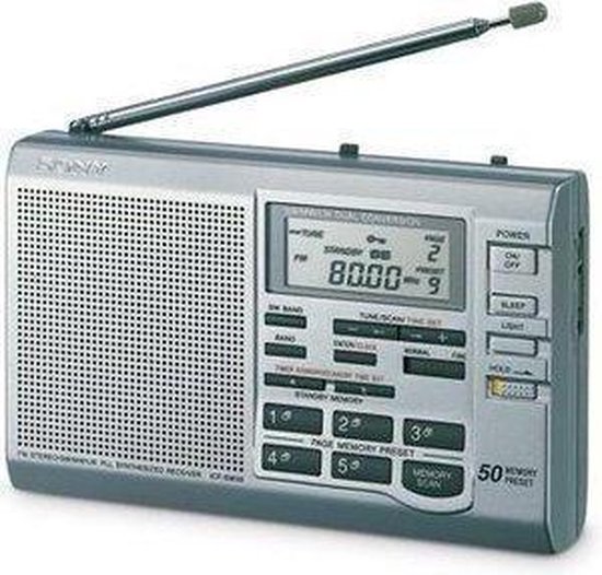 Sony ICF-SW35 - Radio - Zilver | bol.com