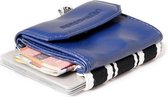 Spacewallet Ocean Blue 2.0 Push - Mini portemonnee / Portefeuille