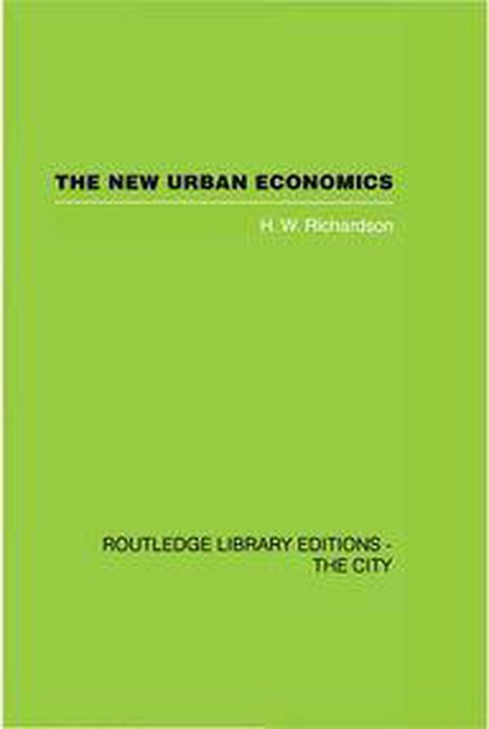 The New Urban Economics - cover