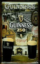 Wandbord - Guiness 250 years -20x30cm-